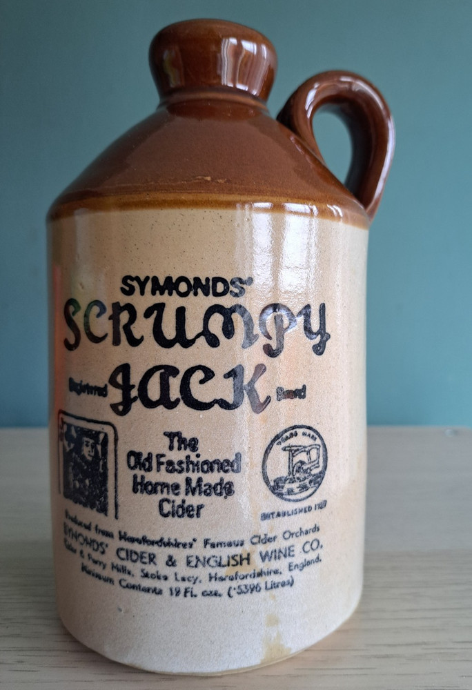 Symonds Scrumpy Jack Cider Flagon Jug Stoneware