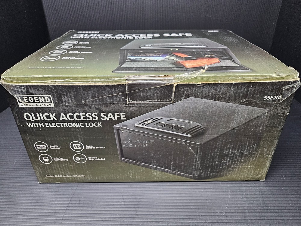 Fortress Model 55E20 Quick Access Safe Electronic Lock Light Backup Key