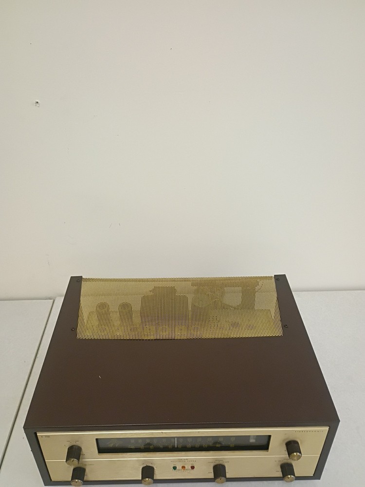 Fisher R-200 1960 Testing Working Lights Up Read