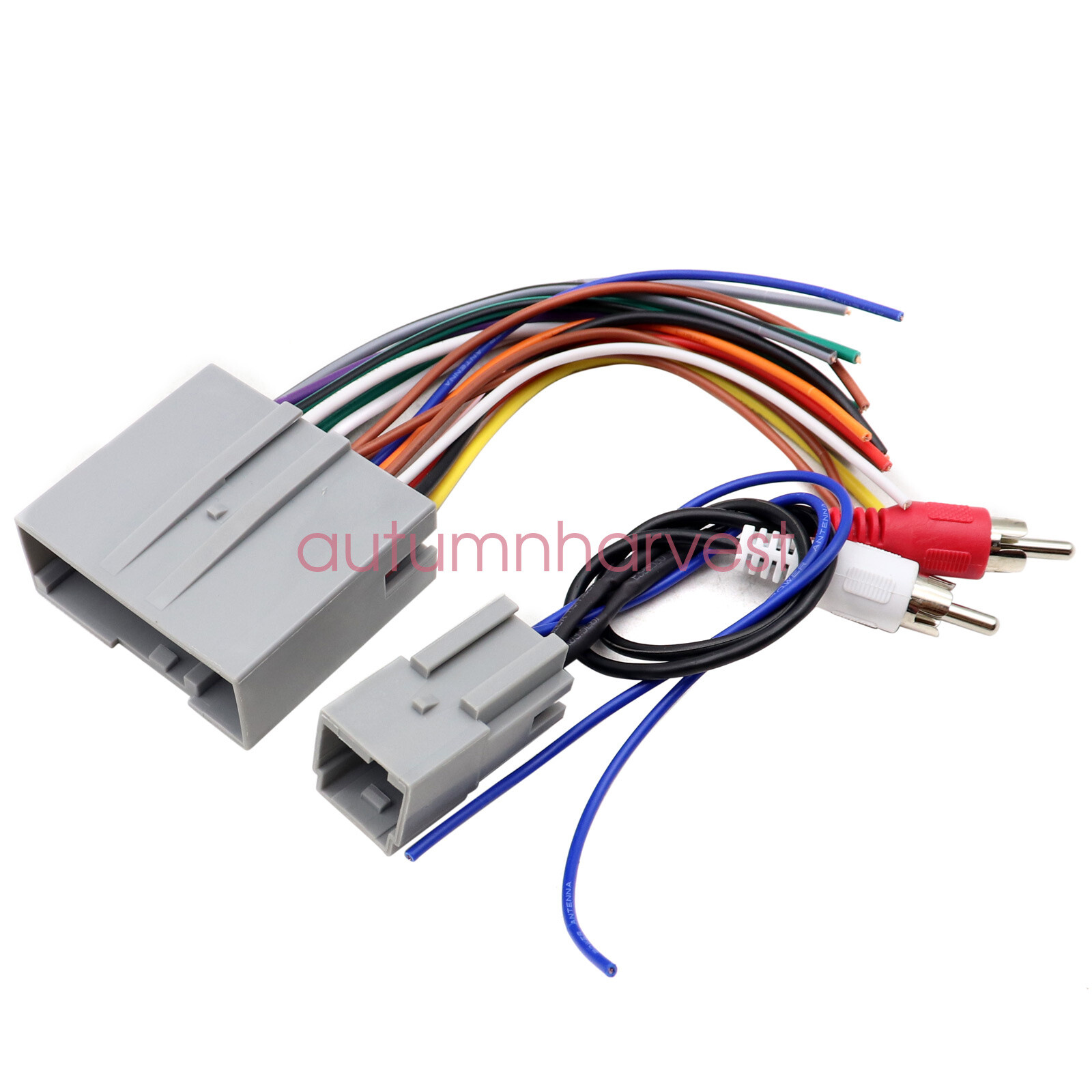 Car Stereo Radio Wiring Harness Adapter Plug For 2004-2008 Ford F-150 Mustang