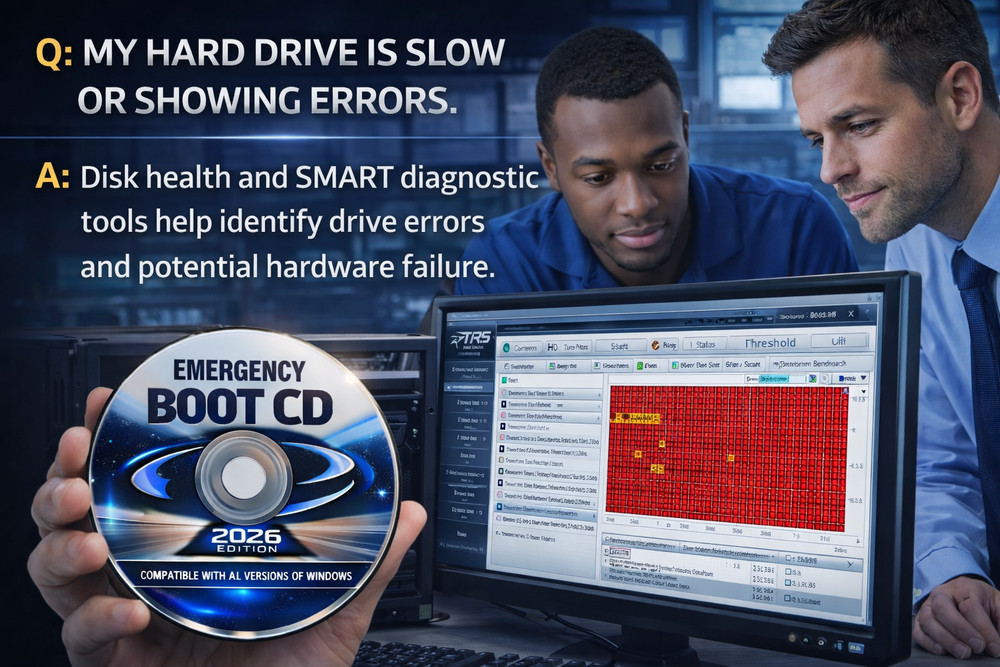 Windows Boot Repair & Recovery DVD | Fix Startup Errors, Disk Diagnostics