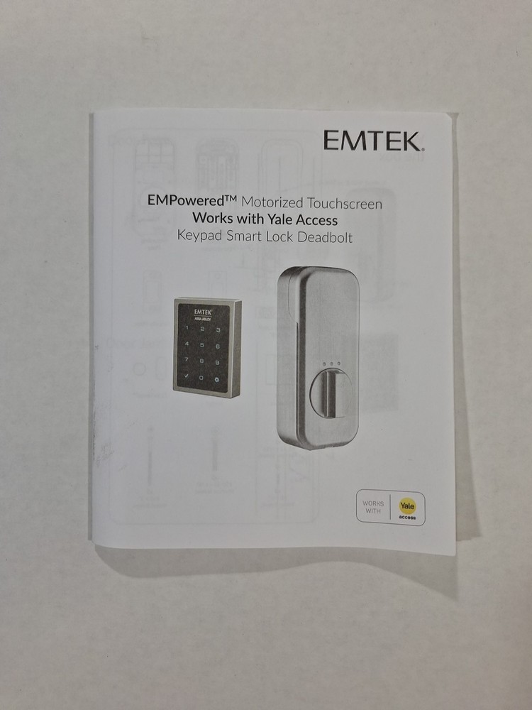 Emtek EMPowered Smart Lock– Bluetooth & Yale Access Compatible