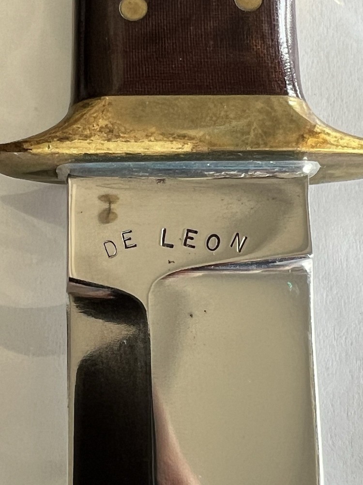 Enedino De Leon 4 “ Fighter ( SV ) Stamp , Custom Sheath