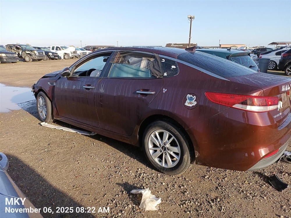 LEFT REAR DOOR WINDOW REGULATOR OEM 2017 KIA OPTIMAKIA