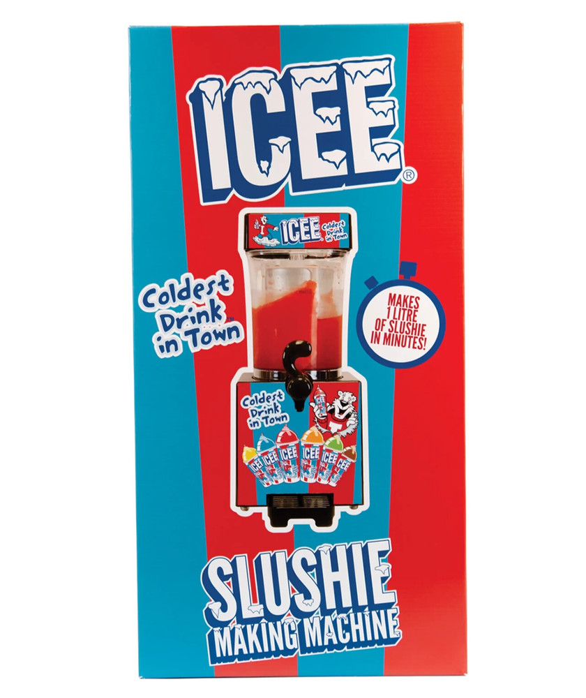 Iscream Icee Machine with Syrup Paper Cups and Straws Set
