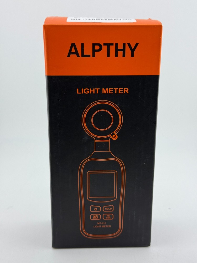 Alpthy Light Meter MT-912 new open box