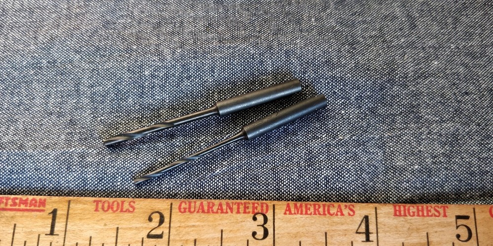 Nos 2 Bits - for Push Drill Bit 3/32" +1/16 - Avildsen 🇺🇸 USA