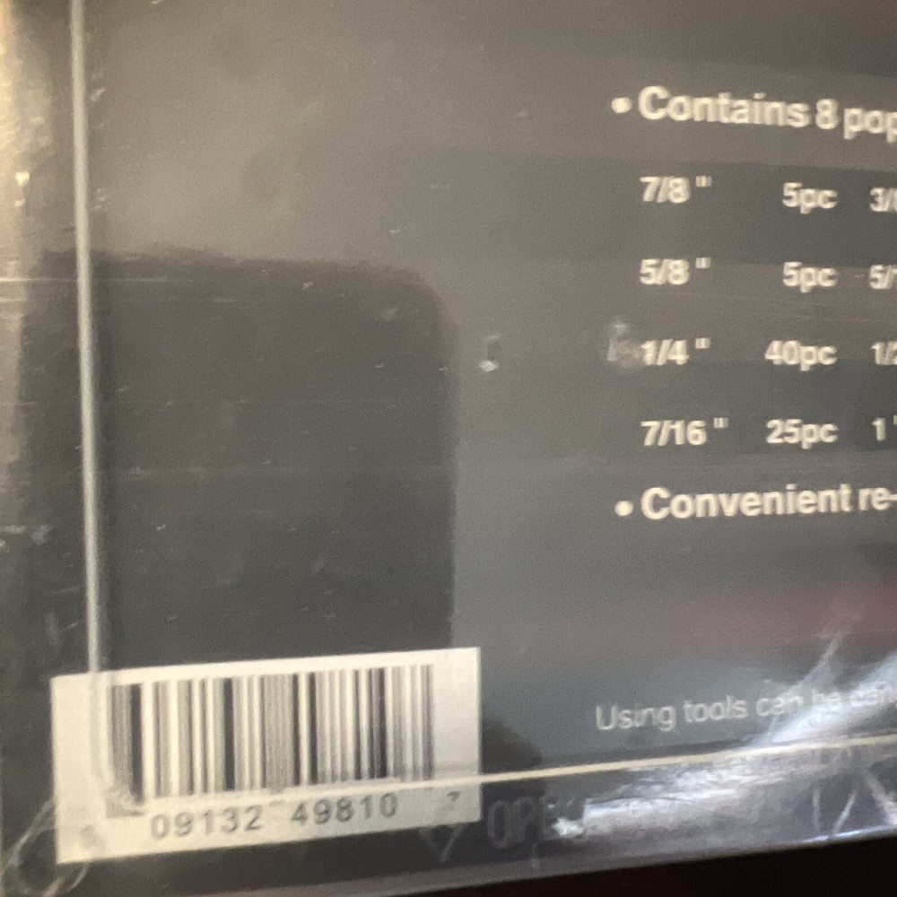 180pc RUBBER GROMMET ASSORTMENT Ja way Tool