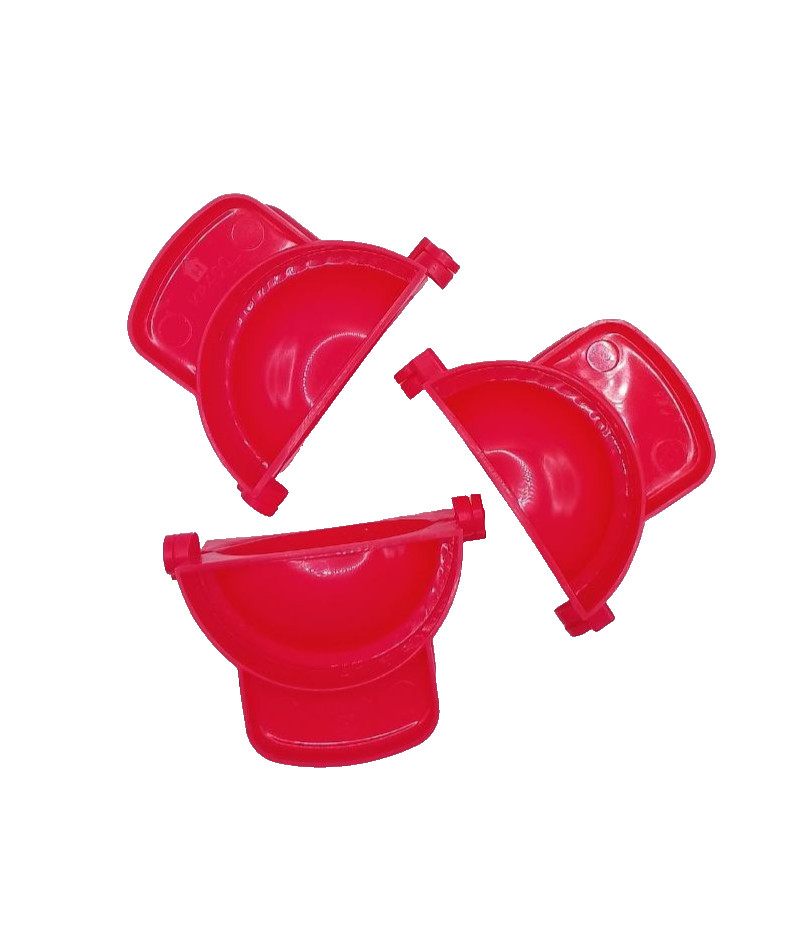 Curry Puff Mould Set (3 pcs) Red | Dumpling Maker Pastry Press