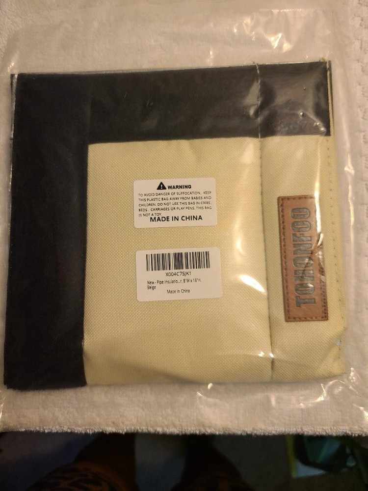 TOHONFOO Pipe Insulation 8"W x 16"H Beige