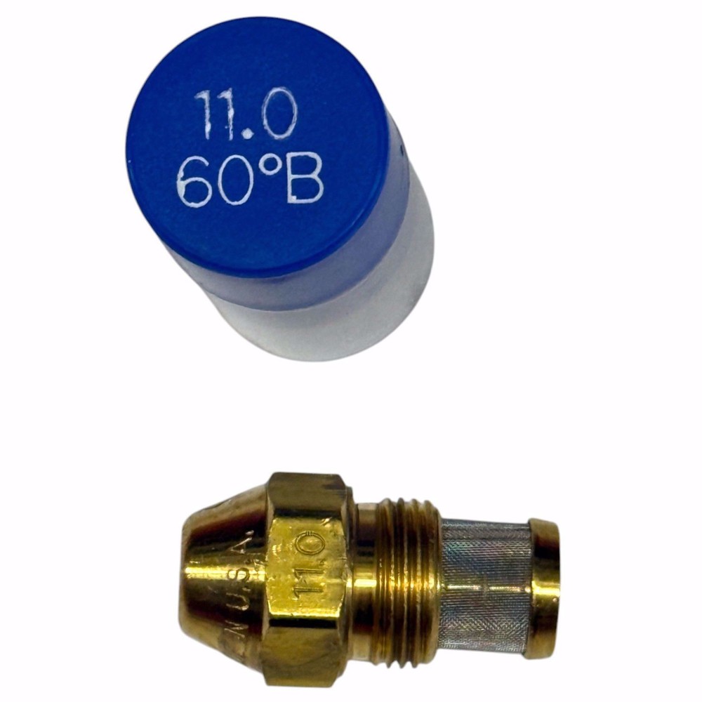 DELAVAN 11.00 GPH 60° B SOLID CONE NOZZLE W/ MESH STRAINER