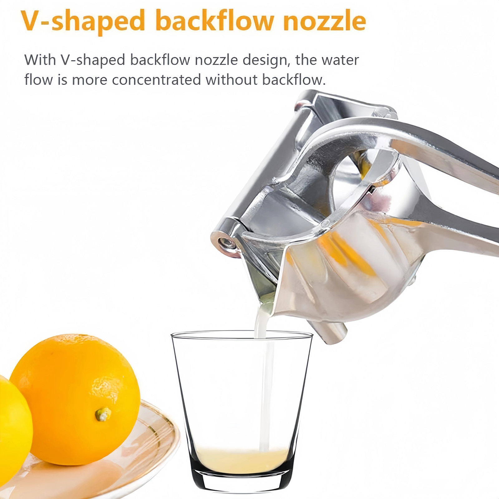 Metal Manual Juicer Fruit Juice Heavy Duty Squeezer For Pressing Lemons Oranges