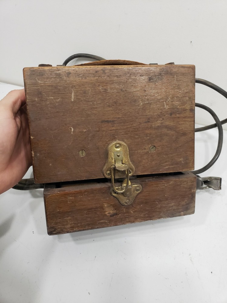 ANTIQUE SIMPLEX WIRE CABLE ELECTRIC SOLDERING IRON TOOL MACHINE BOSTON