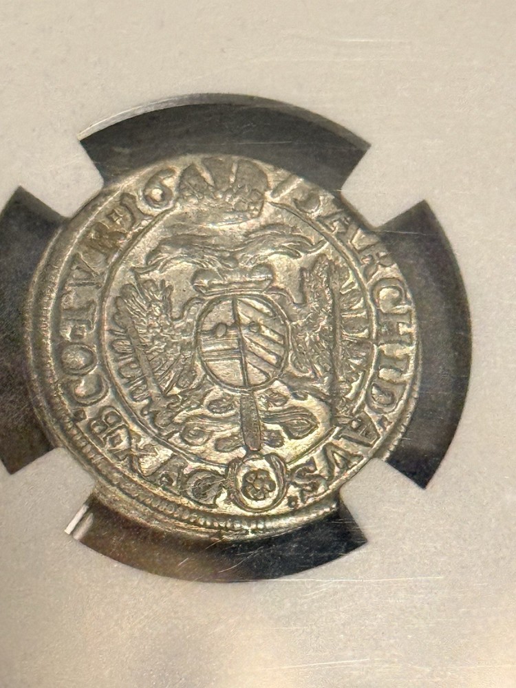 1673 Austria hall 3K Ngc Ms63