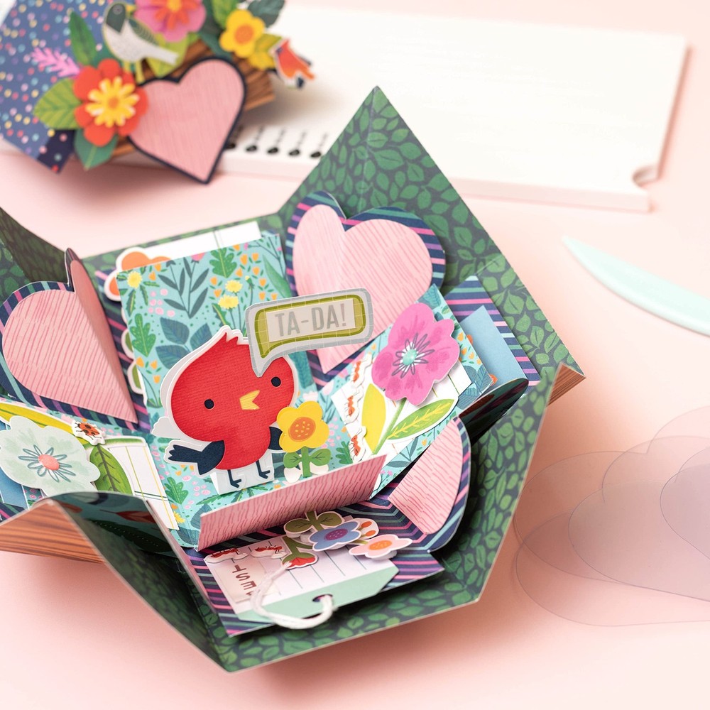 Explosion Board, Make DIY Custom Explosion Boxes, for Memory Keeping, Gift Gi...