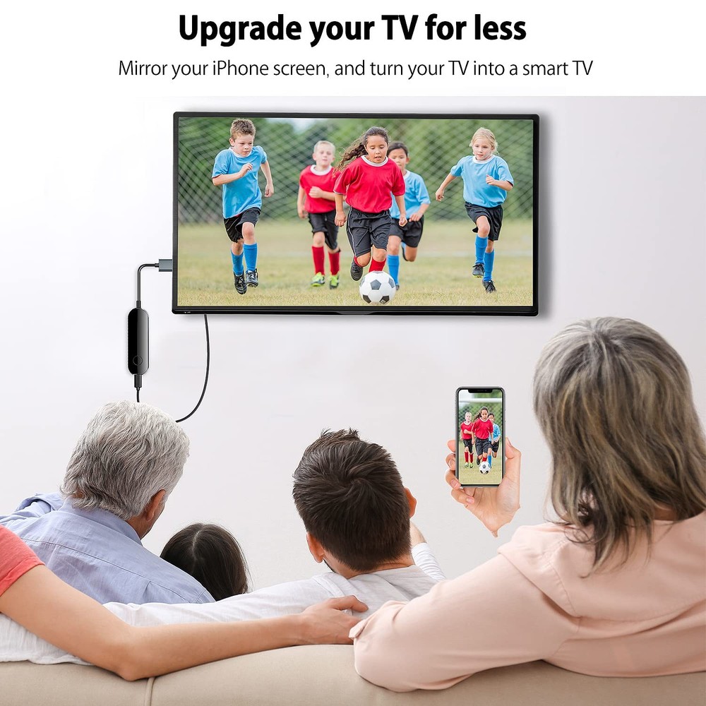 dibdib iOS Wireless HDMI Display Adapter (iOS only), Streaming Device for...