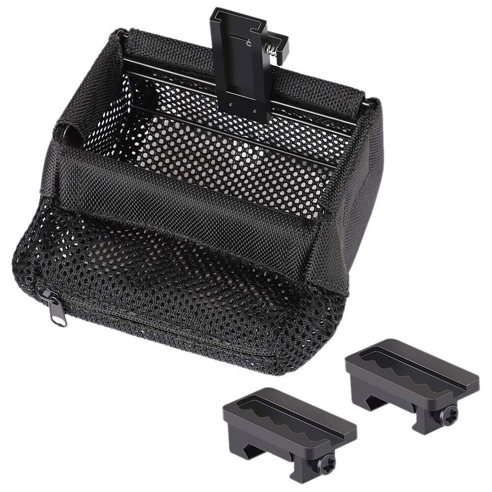 Universal Brass Shell Catcher Net with Picatinny Rail Mount Heat Resistant Mesh