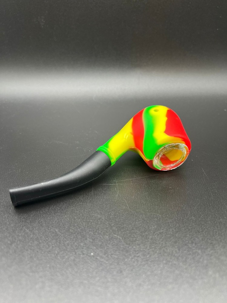 Multicolor Silicone Sherlock Pipe Tobacco Pipe