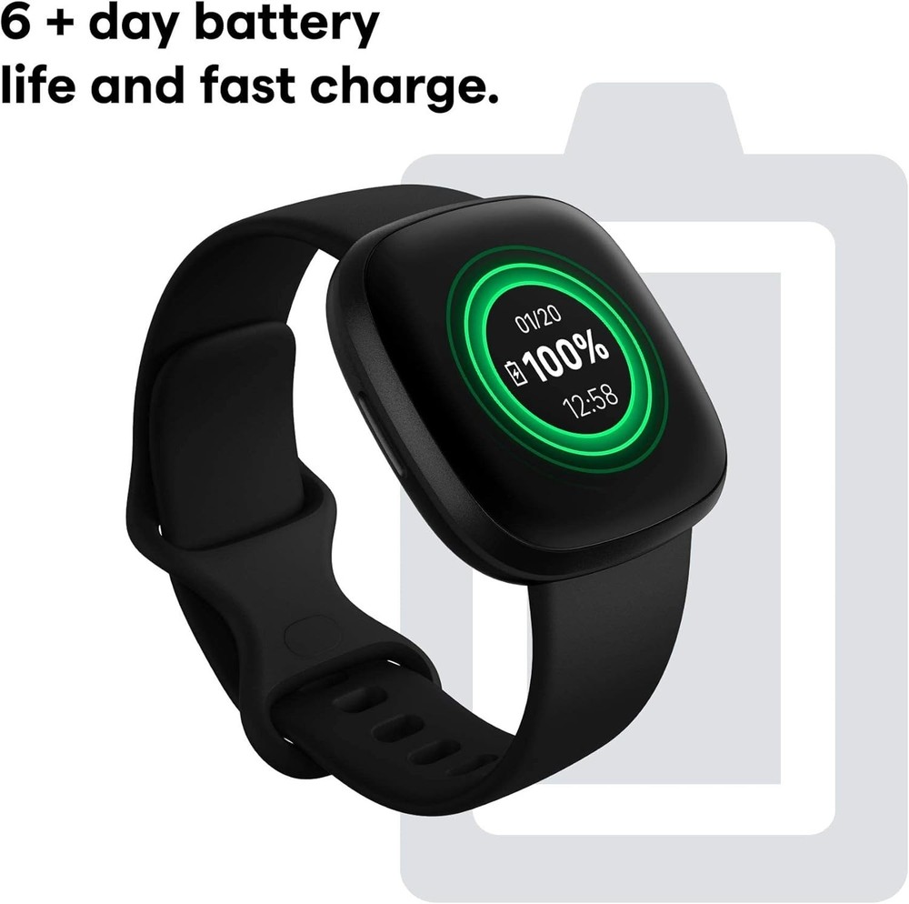 Fitbit Versa 3 Black/Black (FB511BKBK)