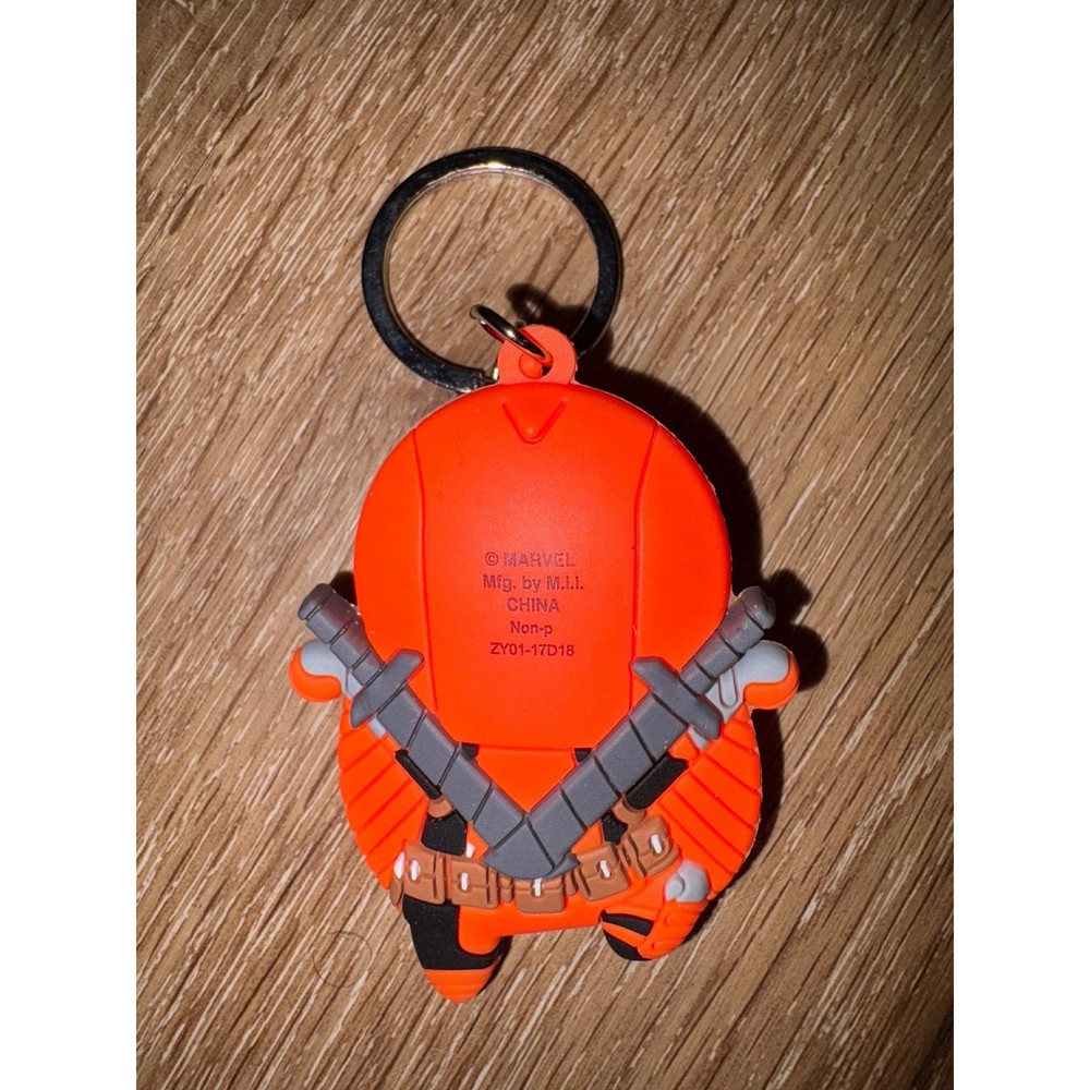 Marvel Deadpool Chibi Keychain Rubber Bag Charm