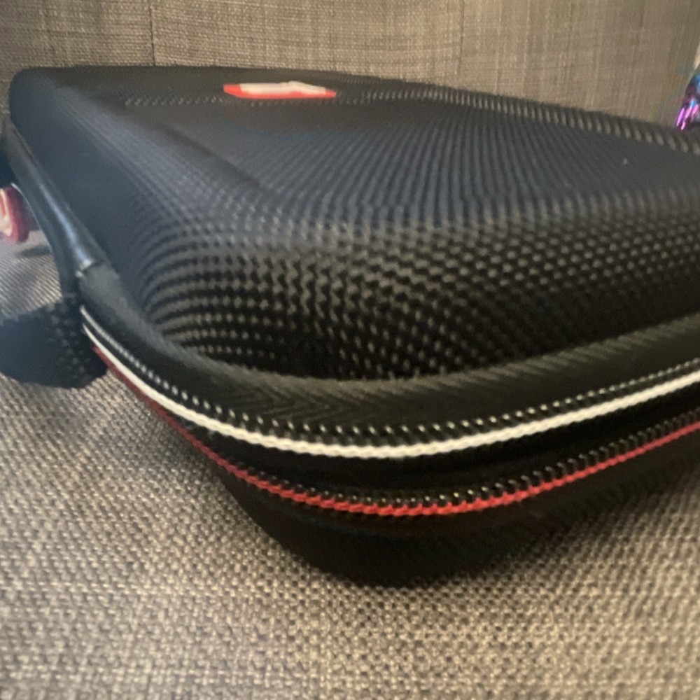 Nintendo Hard Shell Carrying Case Black Red for Switch Console & Games