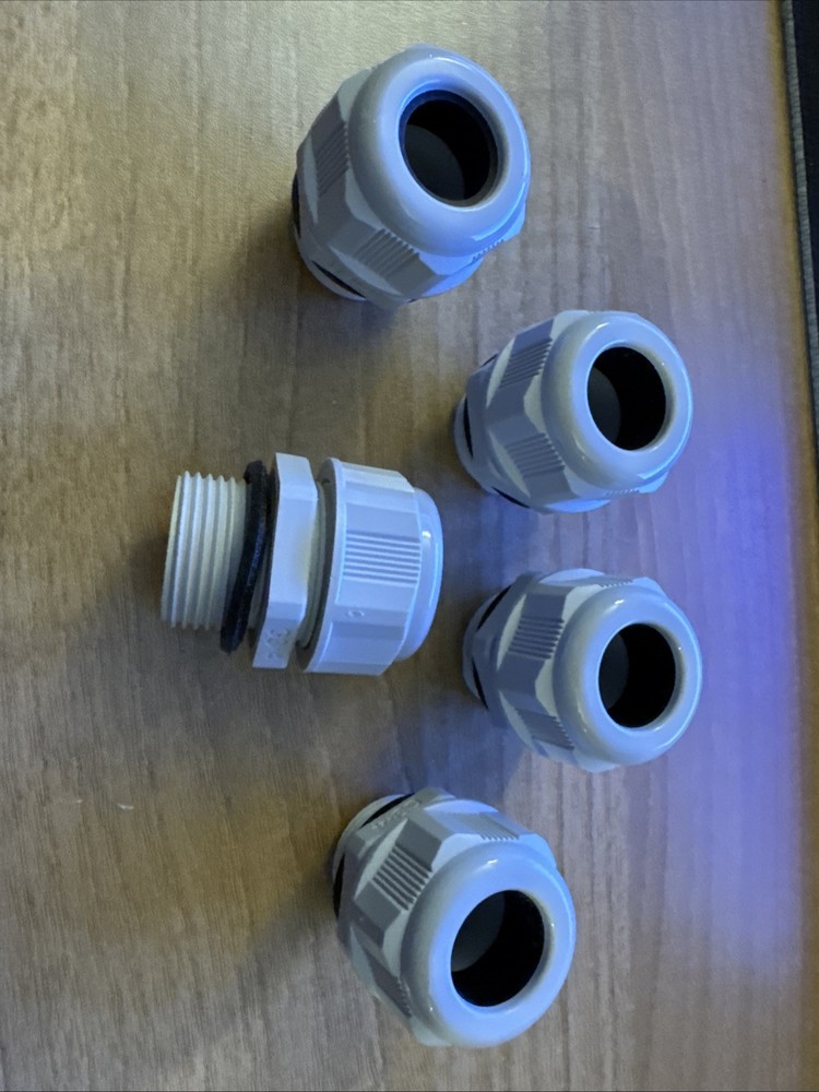 Waterproof Cable Glands for Camera Mounting Bracket Junction Box (5 Pack)