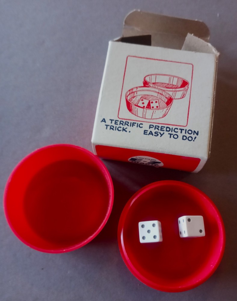 Sure-Shot Dice Box MAGIC TRICK E-Z Magic