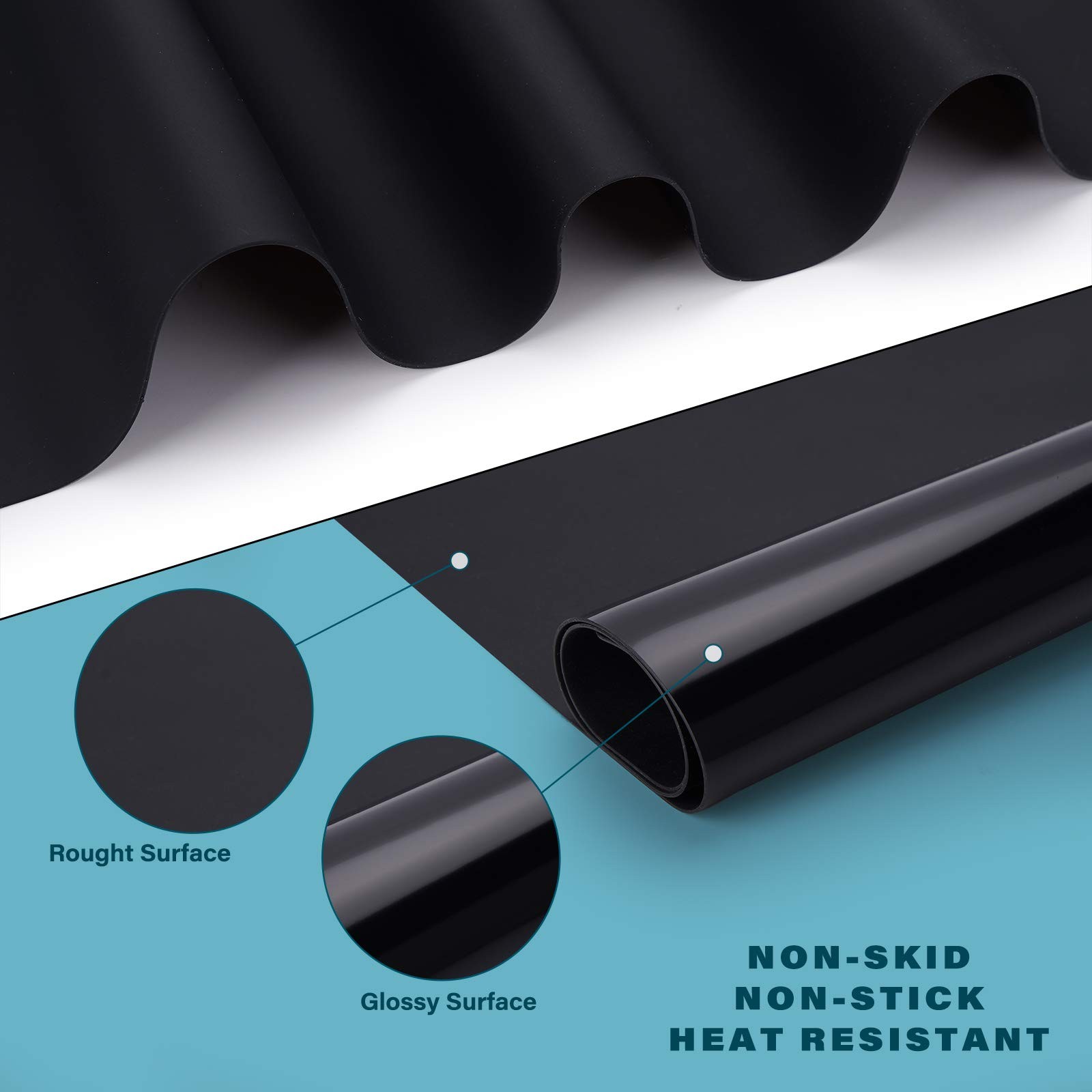 Non Skid Counter Table Protector Extra Large Silicone Mat Craft Sheet Work Area