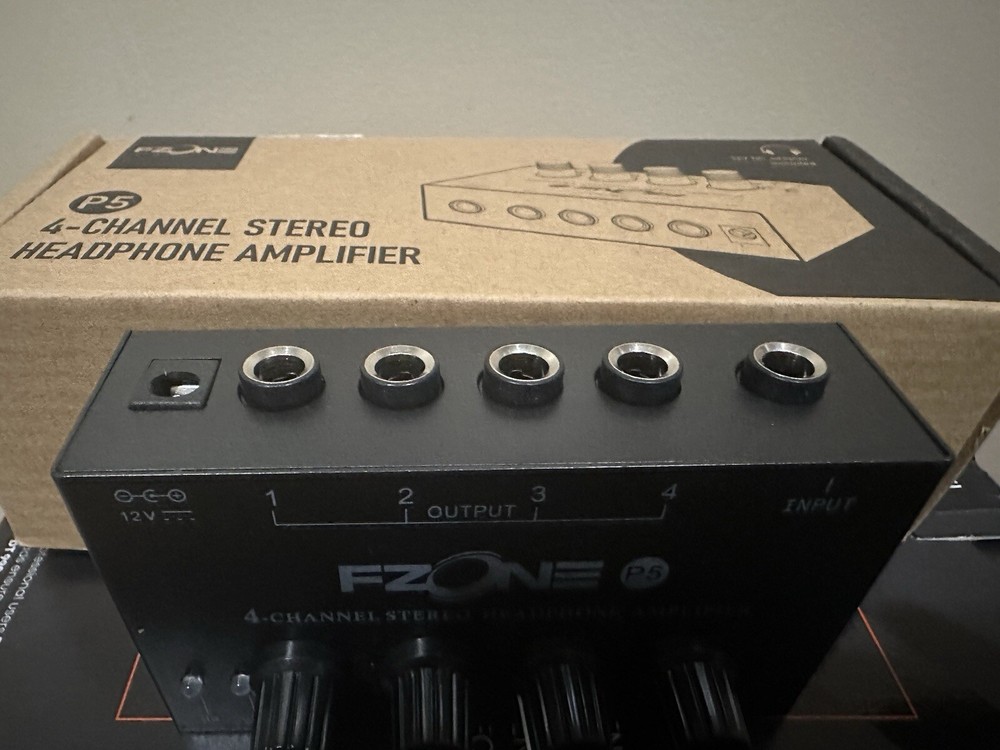 FZONE P5 4-Channel Stereo Headphone Amplifier