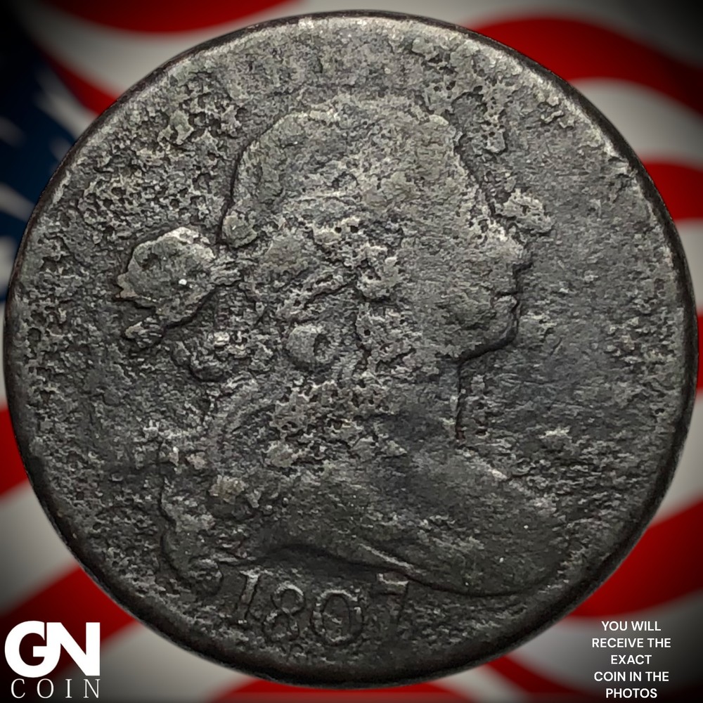 1807/6 Draped Bust Large Cent Z0739