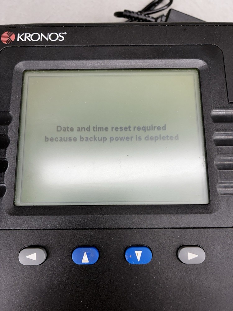 Kronos System 4500 Time Clock Employee Time Attendance Terminal