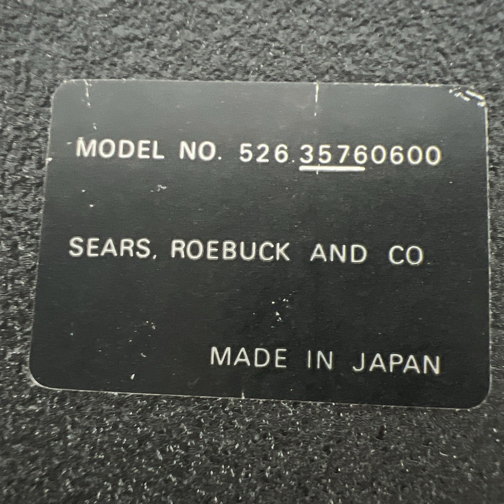 Sears SWR Field Strength Meter Model 526.35760600