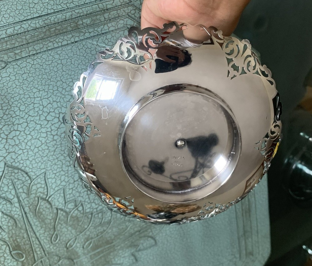 Vintage Silver Candy/ Cookie Server