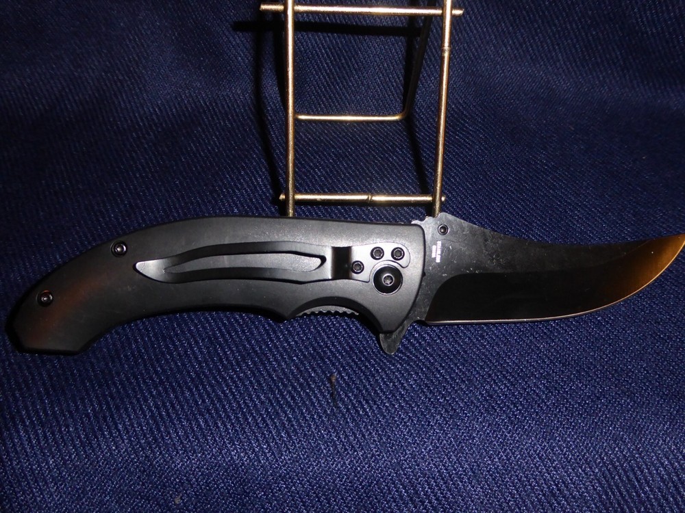 Edge Rite Blue DRAGONSCALE FOLDER FOLDING KNIFE SPRING ASSISTED