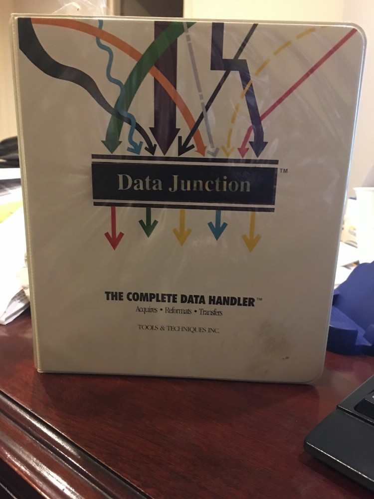 Data Junction Data Conversion Software. The Complete Data Handler. Opened Un