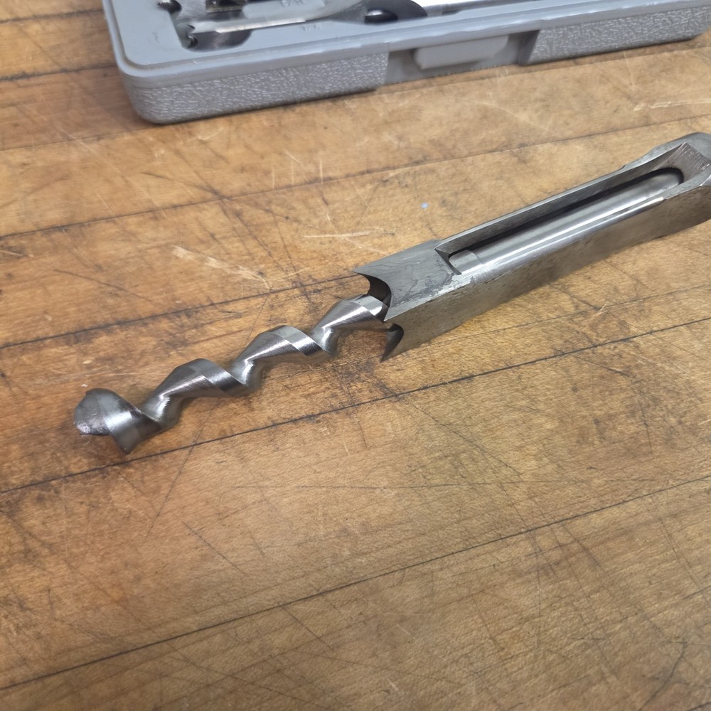 Vintage Vulcan 5pc. Titanium Mortising Bit & Chisel Set