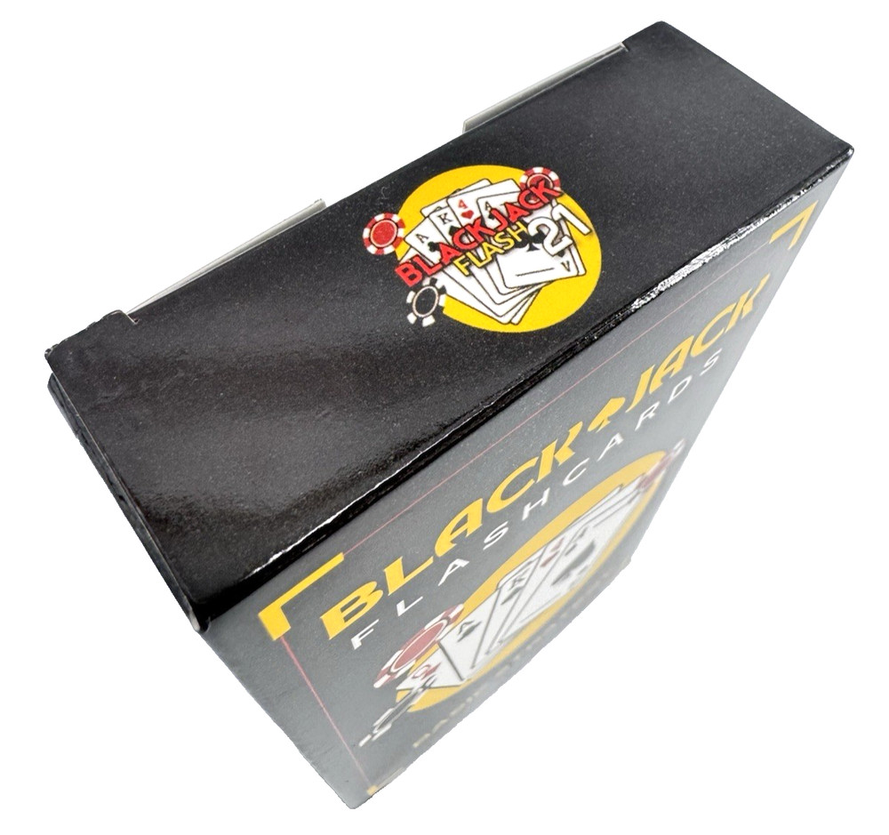 Blackjack Basic Strategy Flashcards for Beginners Casino Game Learning Cards NEW