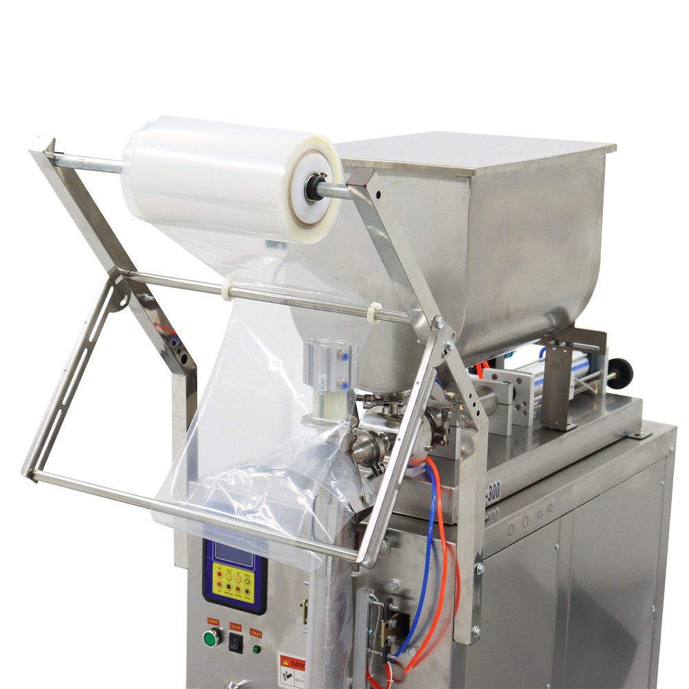 Floor-type Auto Liquid Paste Subpackage Machine W/Mixer Hopper Quantitative Fill