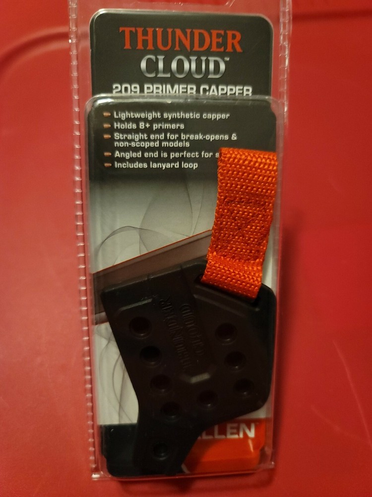 Thunder Cloud 209 Inline Muzzle loader Primer Capper by Allen, holds 8+ Primers