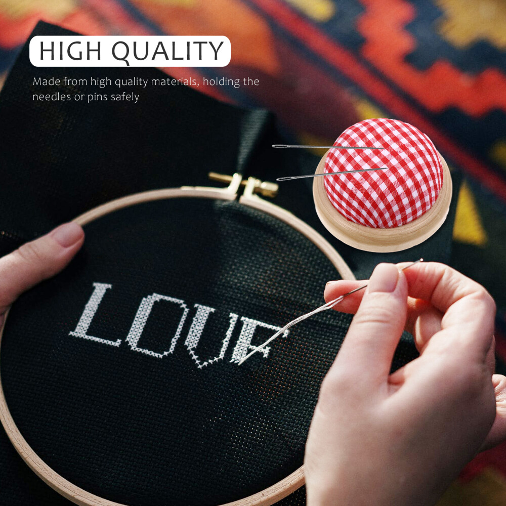2PCS Cross Storage Bag Handcraft Sewing Tools Organizer Pin Pouch