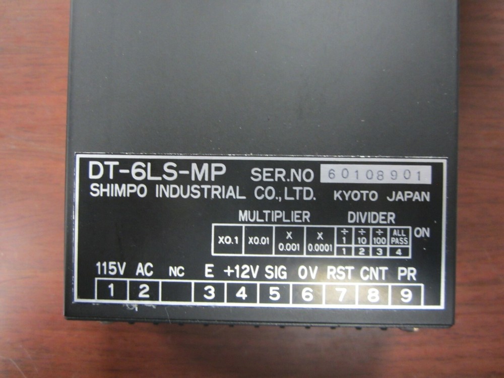Shimpo DT-6LS-MP Digital Tachometer Module