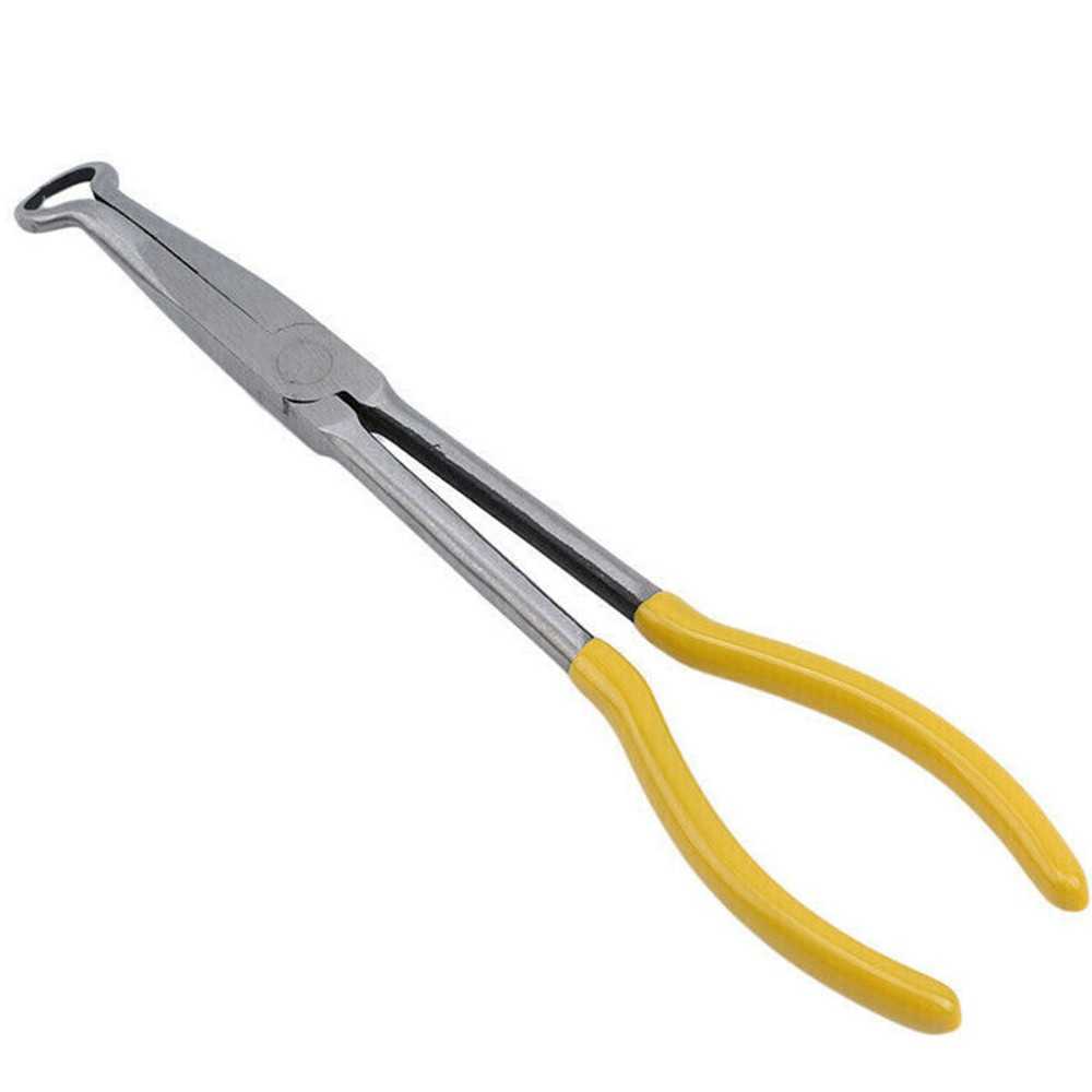 280mm Long Spark Plug Pliers Offset Tip Spark Plug Wire Boot Puller Removal Tool