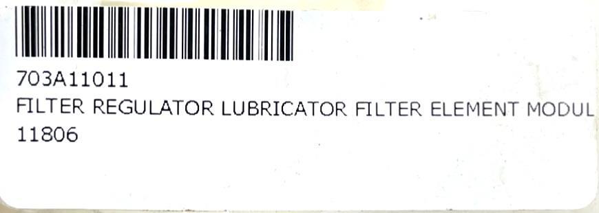 (Lot of 2) Filter Regulator Lubricator Filter Element Module 40M White
