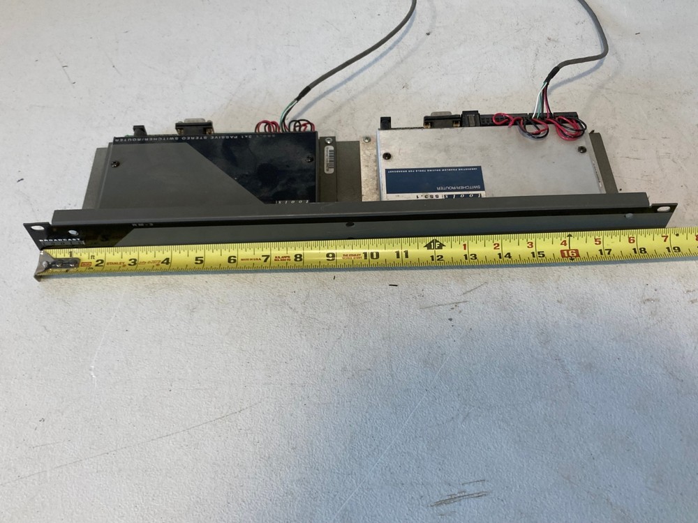 Broadcast Tools Smart Relay 4 SM-4 Remote Control + RM-3 Rack Shelf No PSU