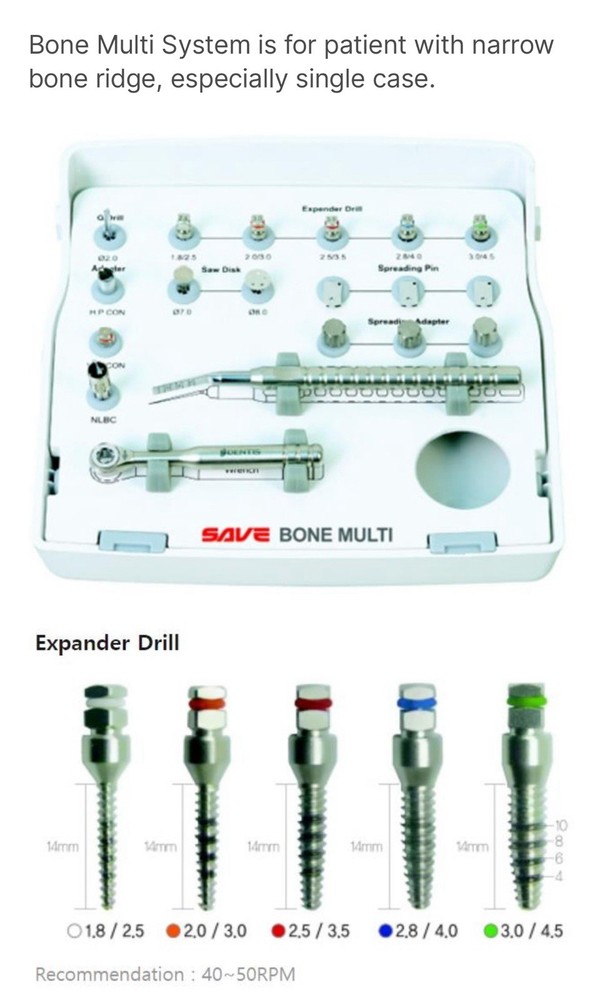 Dentis Save Bone Multi Purpose Expander Dental Implant Surgery