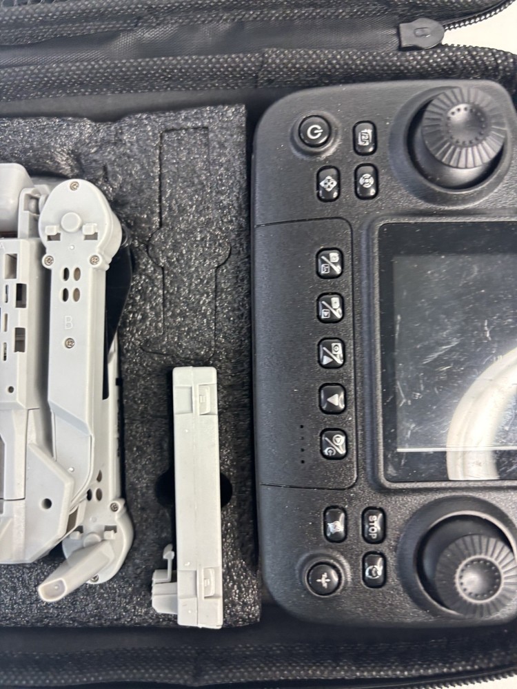 E88 Screen Foldable Drone With Controller Camera Case Ready To Fly! Gray