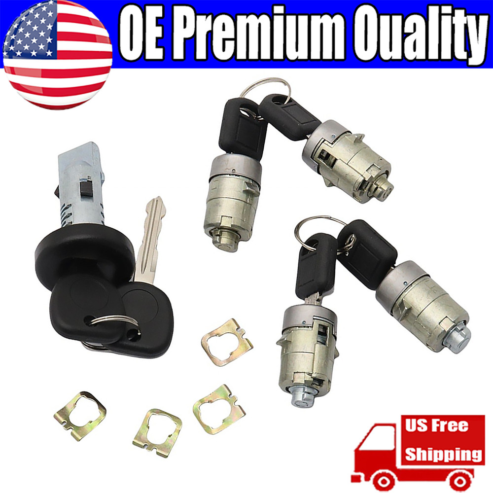 For Chevy Express Van 2010-2014 Ignition & 4 Door Lock Cylinders W/6 Keys