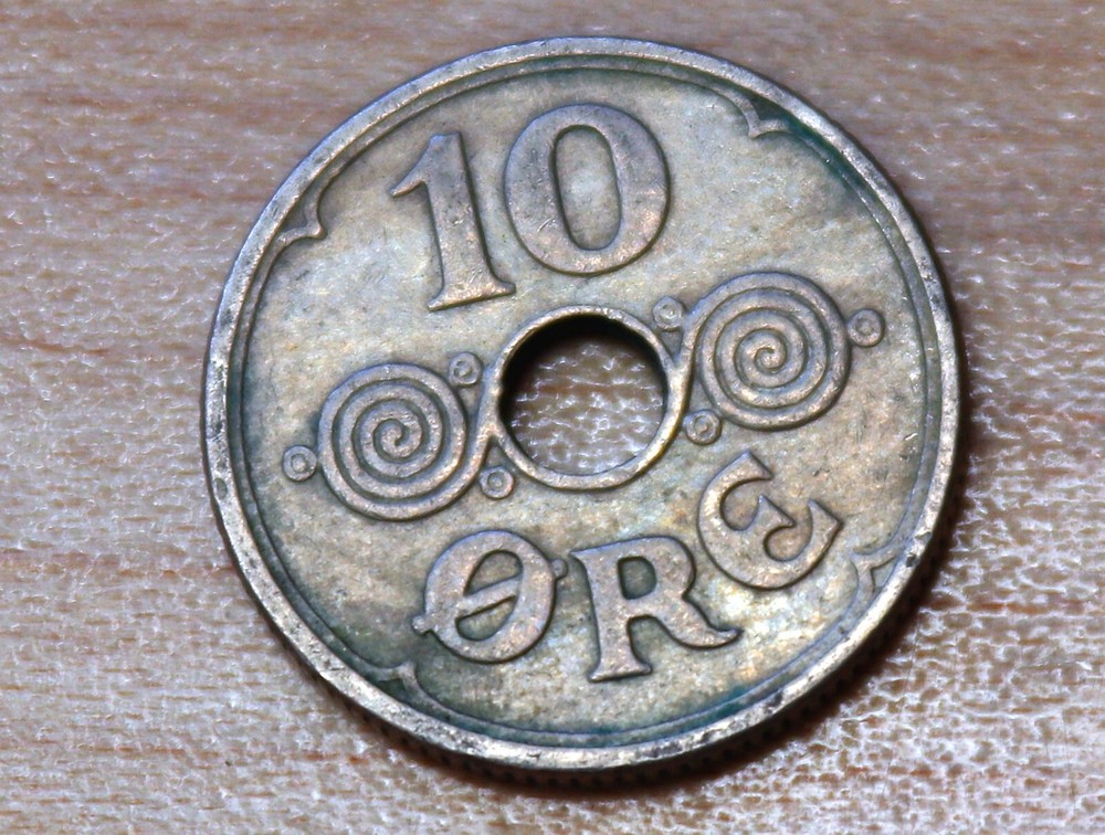 1929 Denmark 10 Ore