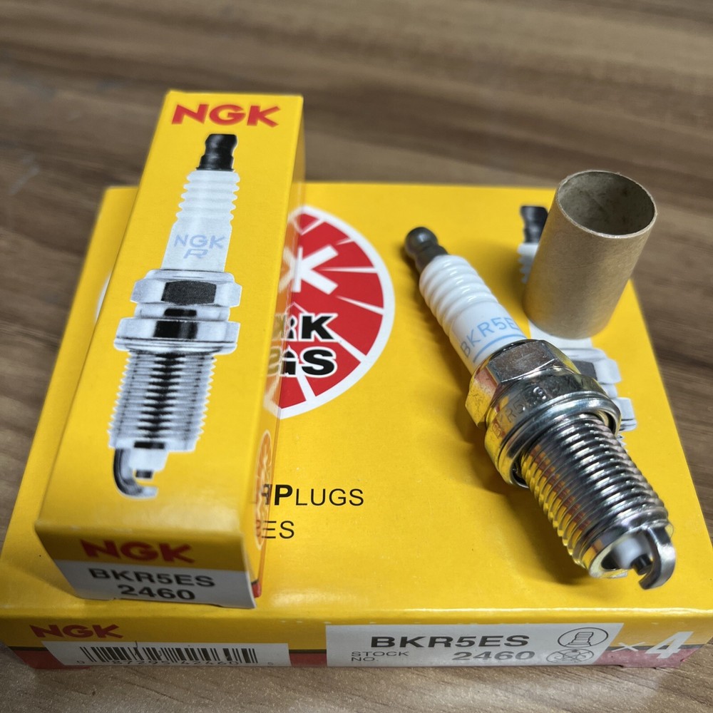 4 pack NGK BKR5ES/2460 spark plugs