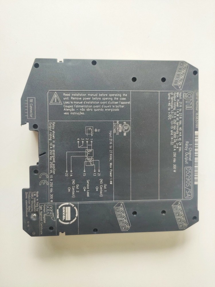 GM INTERNATIONAL D5290S/SA RELAY MODULE
